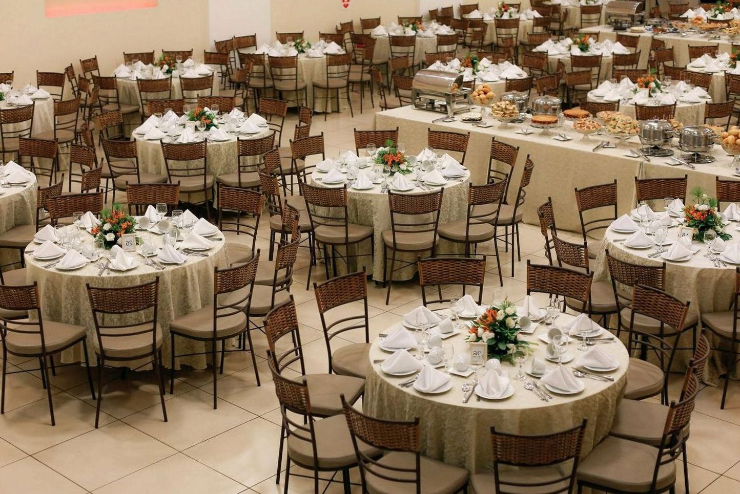 Corporate event setup