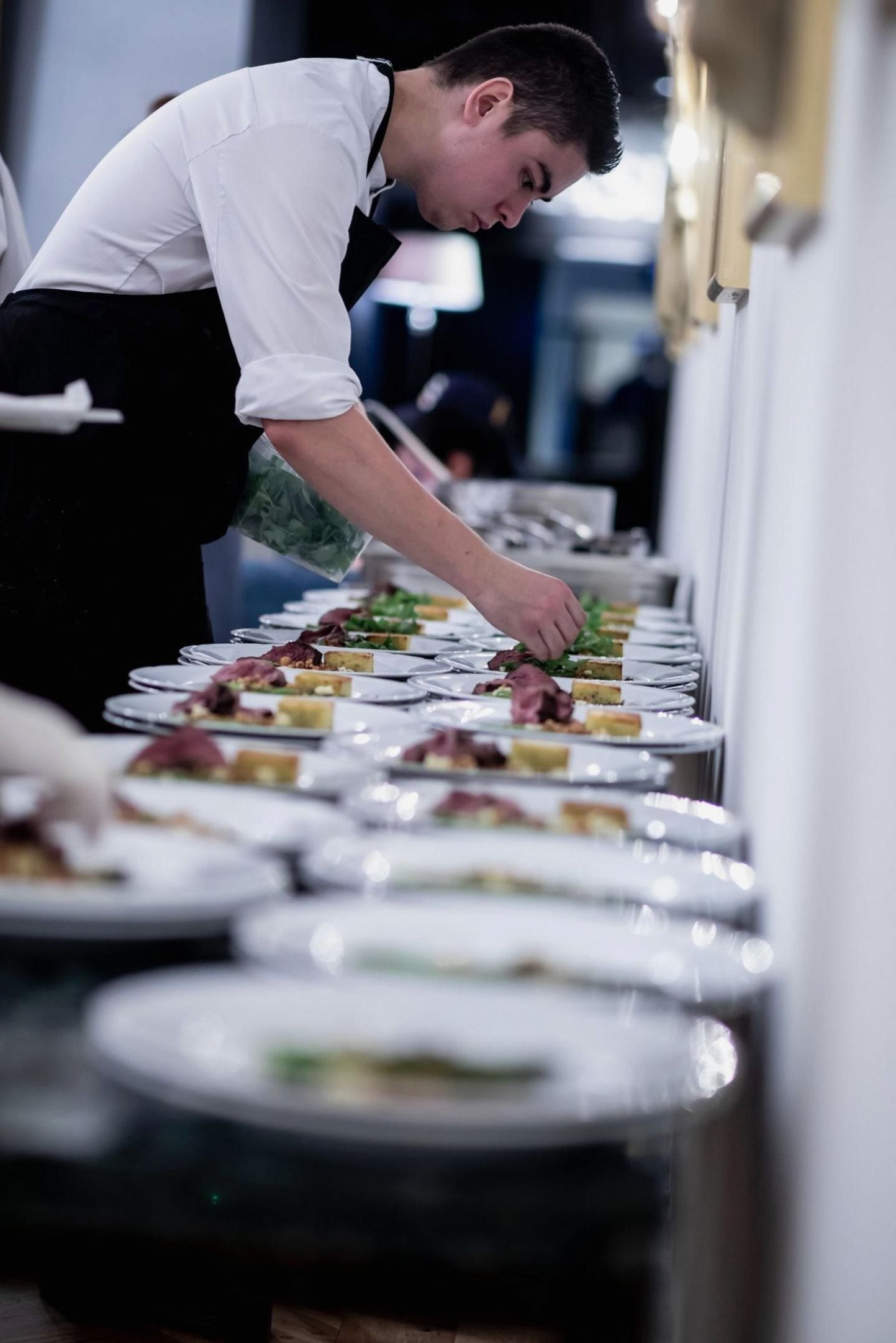 Chef preparing lunch