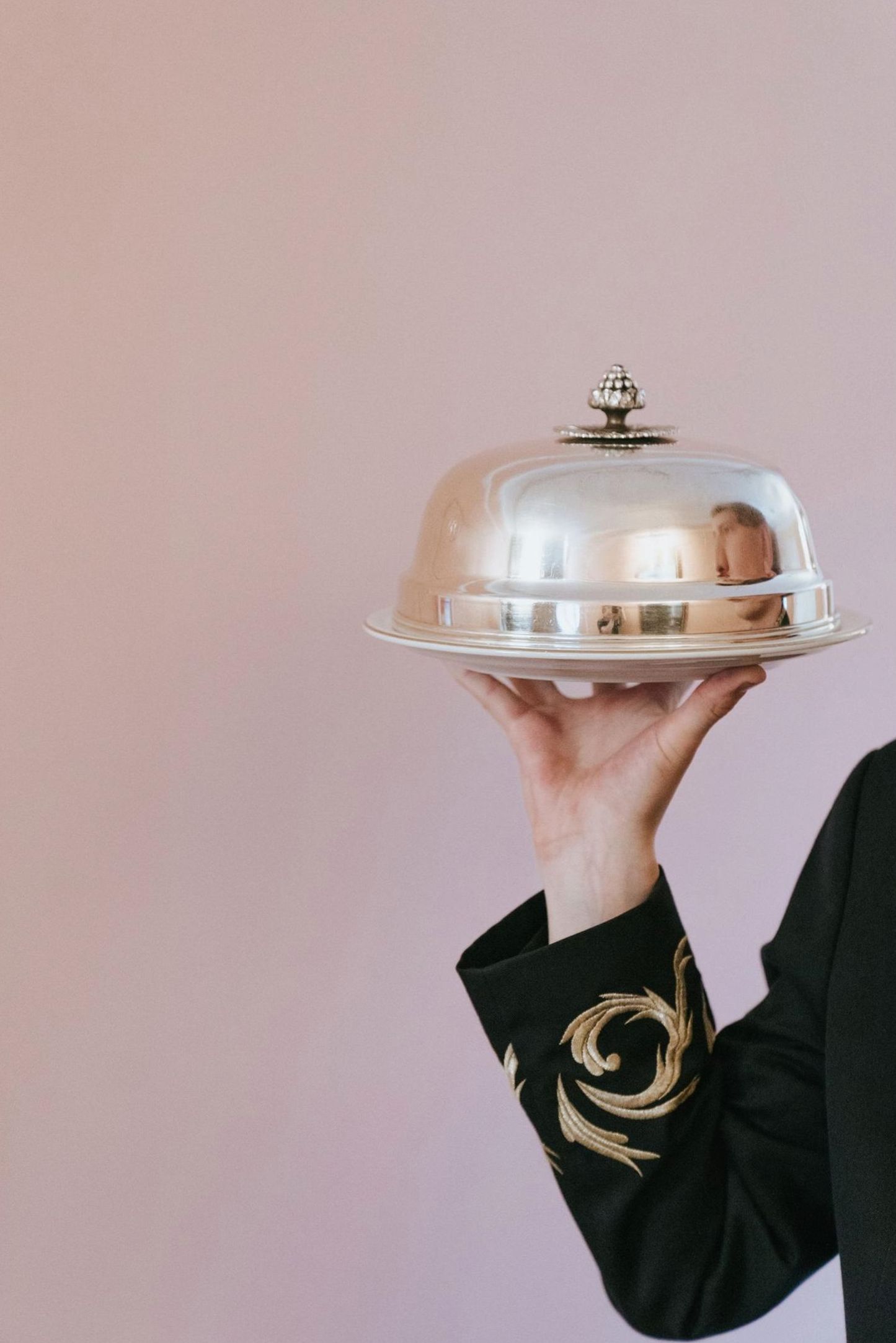 Silver tray service
